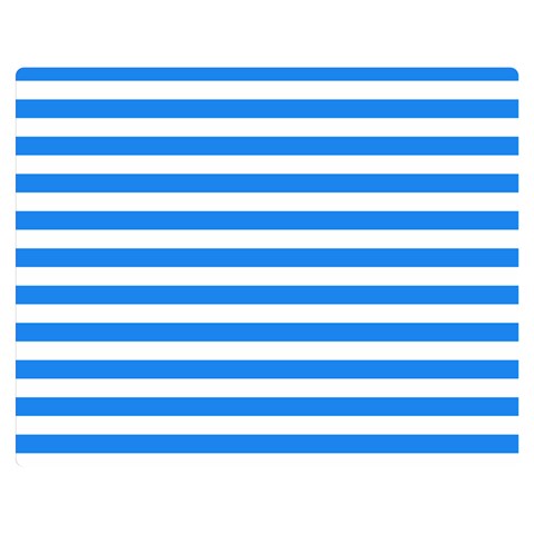 Horizontal Stripes 60 x50  Blanket Front