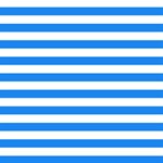 Horizontal Stripes - White and Dodger Blue ScrapBook Page 12  x 12 