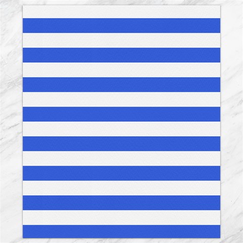 Horizontal Stripes 8.15 x9.66  Canvas - 1