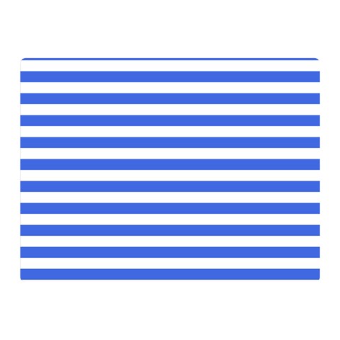 Horizontal Stripes 35 x27  Blanket Front