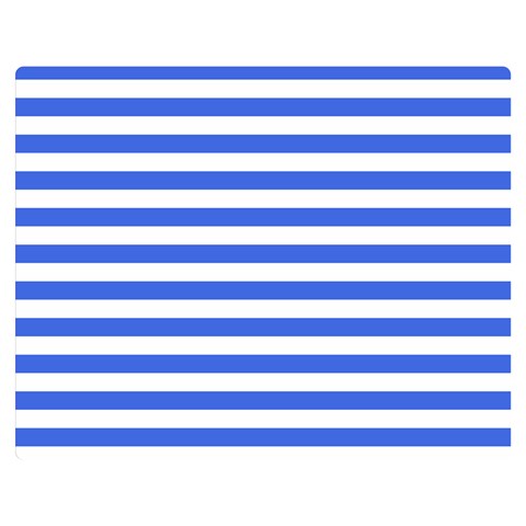 Horizontal Stripes 60 x50  Blanket Front