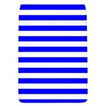 Horizontal Stripes - White and Blue Removable Flap Cover (S)