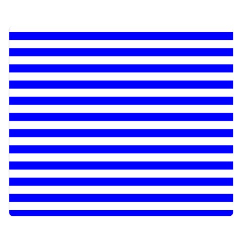 Horizontal Stripes 50 x40  Blanket Front