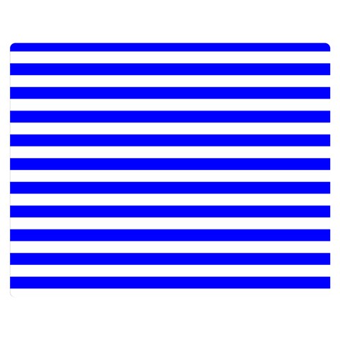 Horizontal Stripes 60 x50  Blanket Front