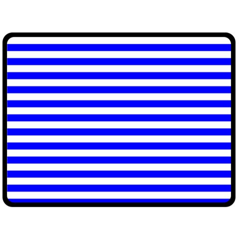 Horizontal Stripes 80 x60  Blanket Front