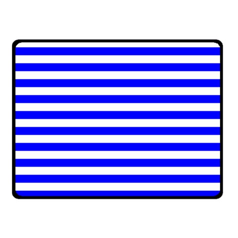 Horizontal Stripes 50 x40  Blanket Front