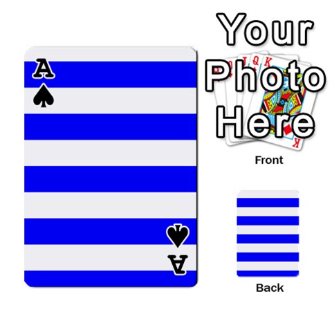 Ace Horizontal Stripes Front - SpadeA