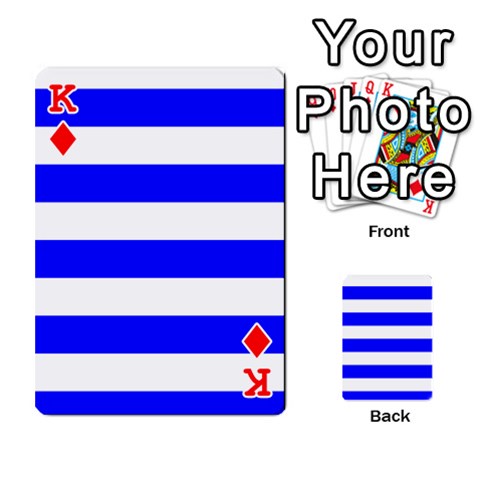 King Horizontal Stripes Front - DiamondK
