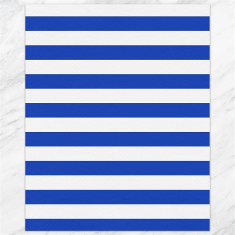 Horizontal Stripes 10.95 x13.48  Canvas - 1