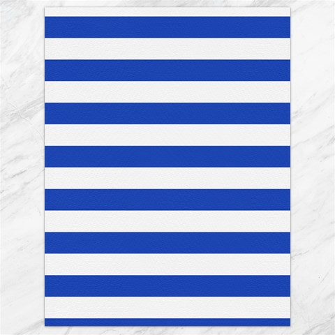 Horizontal Stripes 17.8 x23.08  Canvas - 1