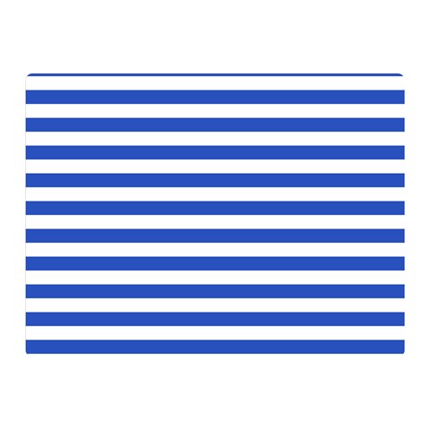 Horizontal Stripes 35 x27  Blanket Back