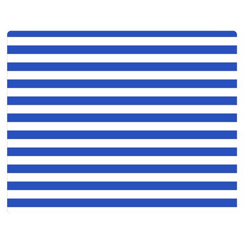 Horizontal Stripes 60 x50  Blanket Front