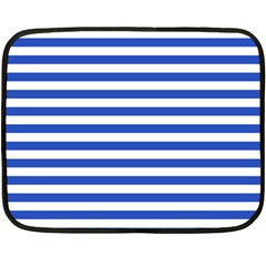 Horizontal Stripes 35 x27  Blanket Back
