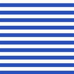 Horizontal Stripes - White and Cerulean Blue ScrapBook Page 8  x 8 