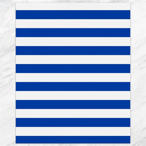 Horizontal Stripes 10.95 x13.48  Canvas - 1