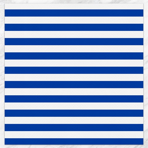 Horizontal Stripes 11.4 x11.56  Canvas - 1