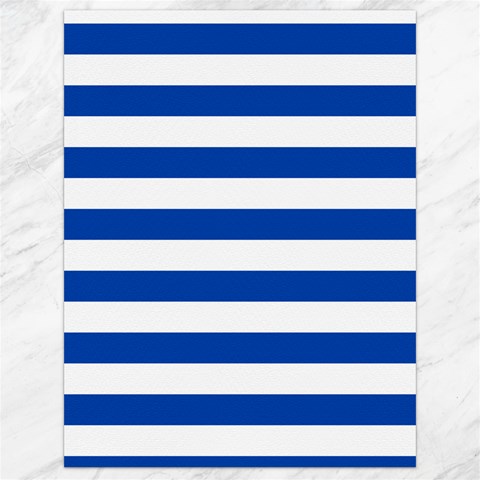 Horizontal Stripes 17.8 x23.08  Canvas - 1