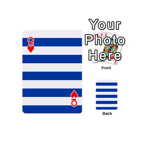 Queen Horizontal Stripes Front - HeartQ