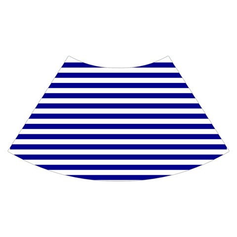 Horizontal Stripes Skirt Back