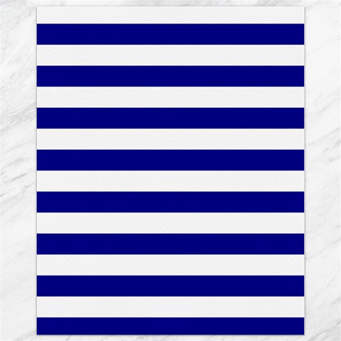 Horizontal Stripes 10.95 x13.48  Canvas - 1