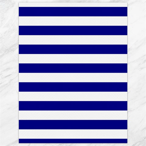 Horizontal Stripes 11.86 x15.41  Canvas - 1