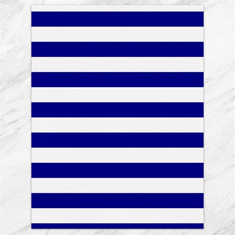 Horizontal Stripes 17.8 x23.08  Canvas - 1