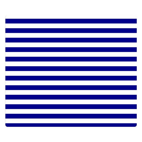 Horizontal Stripes 50 x40  Blanket Front
