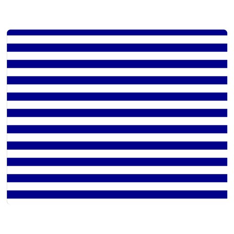 Horizontal Stripes 60 x50  Blanket Front