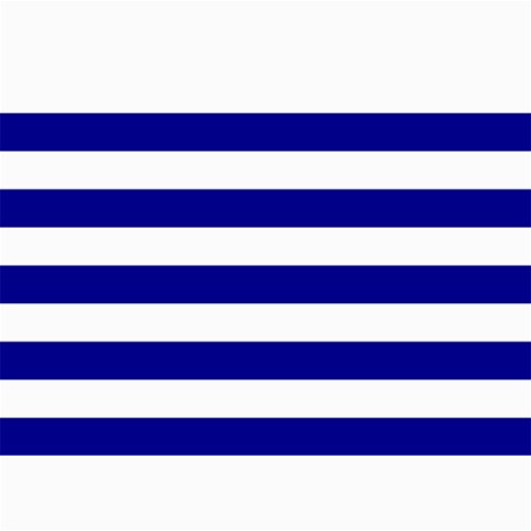 Horizontal Stripes 7 x5  Photo Card - 10