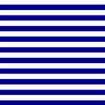 Horizontal Stripes - White and Dark Blue ScrapBook Page 8  x 8 