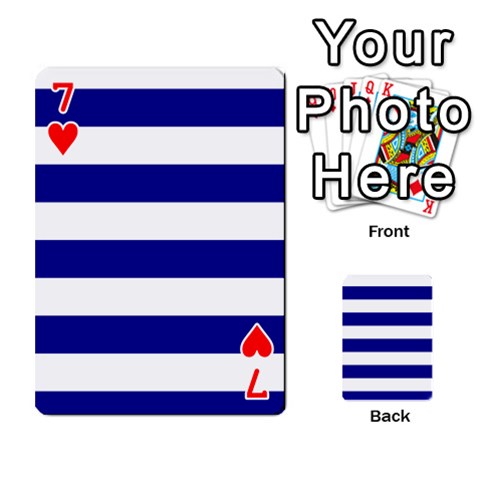 Horizontal Stripes Front - Heart7