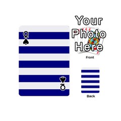 Queen Horizontal Stripes Front - SpadeQ
