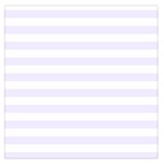Horizontal Stripes - White and Pastel Violet Large Satin Scarf (Square)