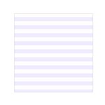Horizontal Stripes - White and Pastel Violet Small Satin Scarf  (Square)