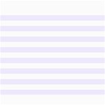 Horizontal Stripes - White and Pastel Violet Collage 8  x 10 