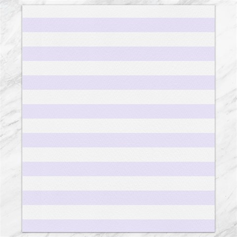 Horizontal Stripes 8.15 x9.66  Canvas - 1