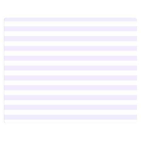 Horizontal Stripes 60 x50  Blanket Front