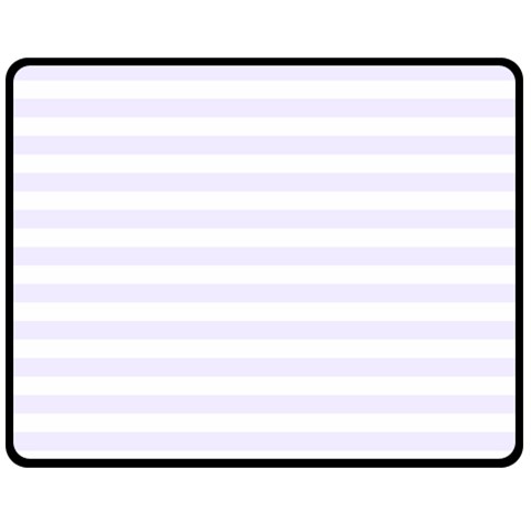 Horizontal Stripes 60 x50  Blanket Front