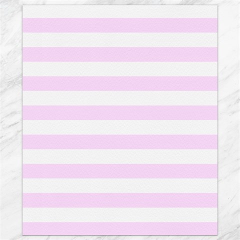 Horizontal Stripes 8.15 x9.66  Canvas - 1