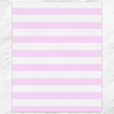Horizontal Stripes 10.95 x13.48  Canvas - 1