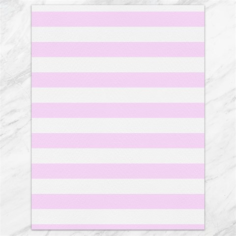 Horizontal Stripes 17.8 x23.08  Canvas - 1