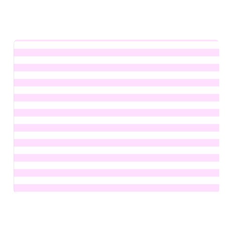 Horizontal Stripes 35 x27  Blanket Front