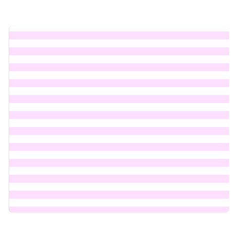 Horizontal Stripes 50 x40  Blanket Back