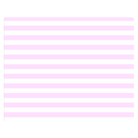 Horizontal Stripes 60 x50  Blanket Back