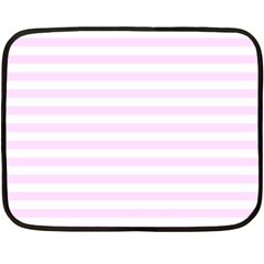 Horizontal Stripes 35 x27  Blanket Back