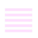 Horizontal Stripes - White and Pale Thistle Violet Greeting Card 5  x 7 