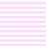 Horizontal Stripes - White and Pale Thistle Violet ScrapBook Page 8  x 8 