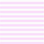 Horizontal Stripes - White and Pale Thistle Violet ScrapBook Page 8  x 8 