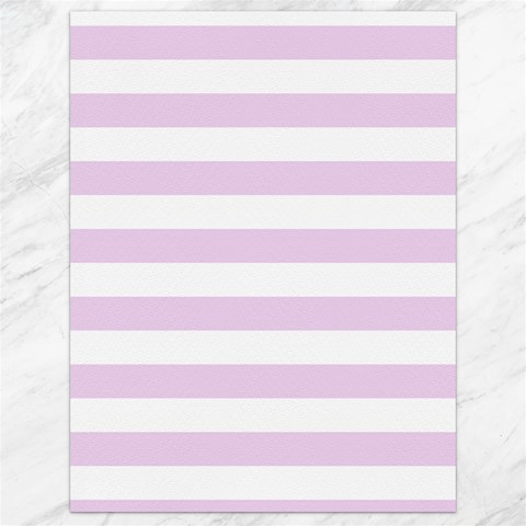 Horizontal Stripes 17.8 x23.08  Canvas - 1