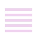 Horizontal Stripes - White and Thistle Violet Greeting Card 5  x 7 
